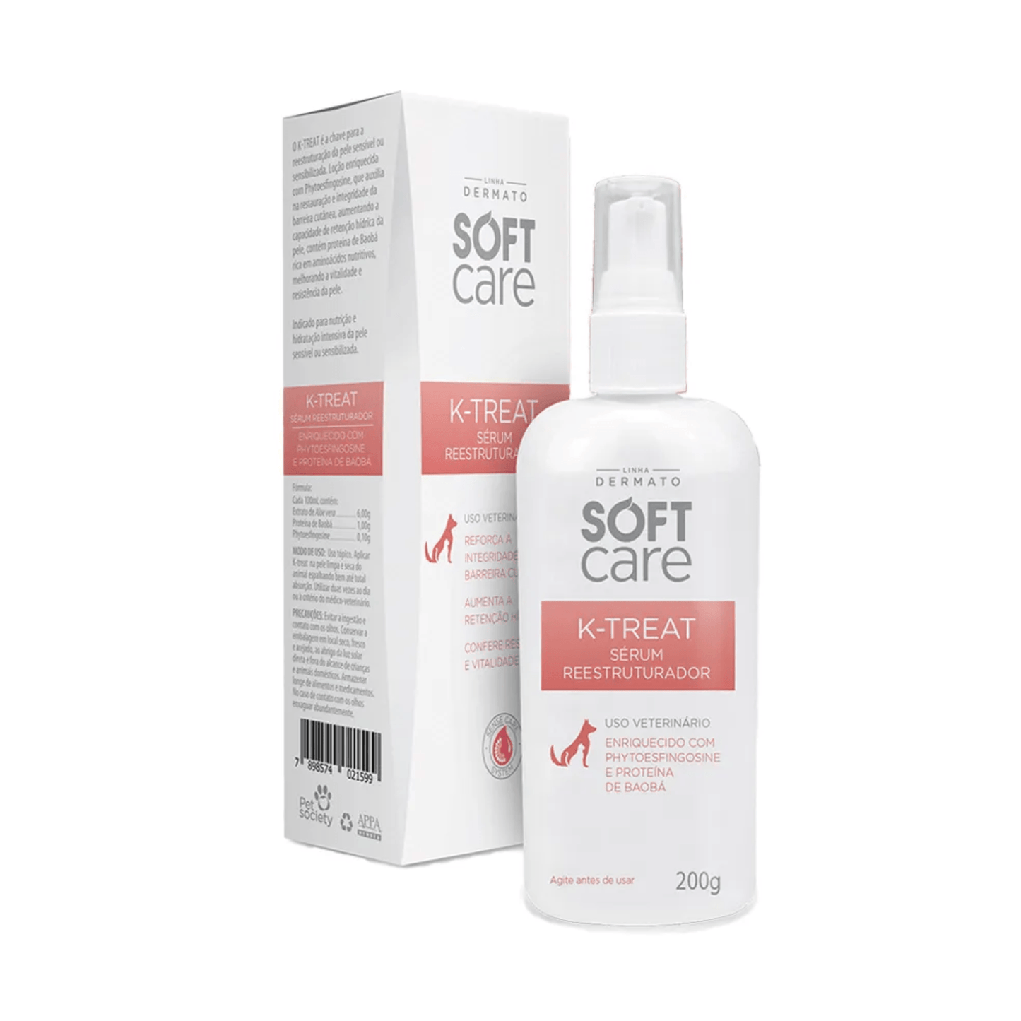 Soft Care K-Treat Serum Reestructurante para Perros y Gatos