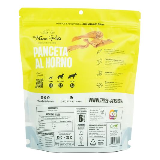 Three Pets Panceta al Horno - Snacks para perros