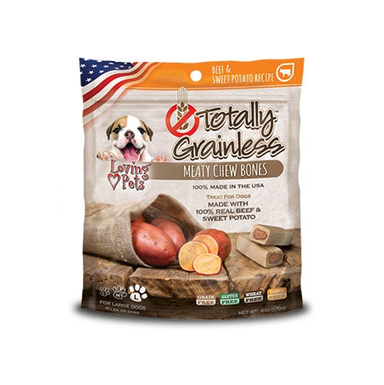 Totally Grainless Carne y Papa Dulce - Snacks para Perros