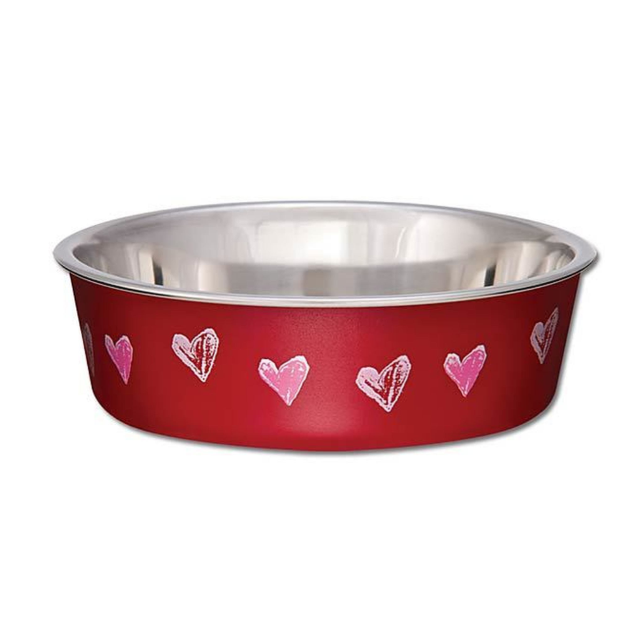 Valentine Red Hearts Bowl - Comederos para Gatos