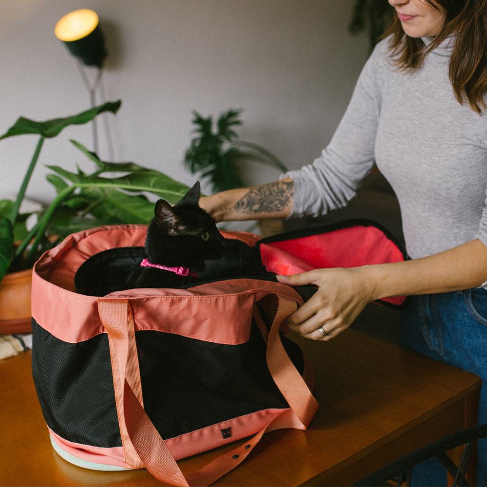 Zee.Cat Carrier Bag Terracotta - Cargador para Gatos