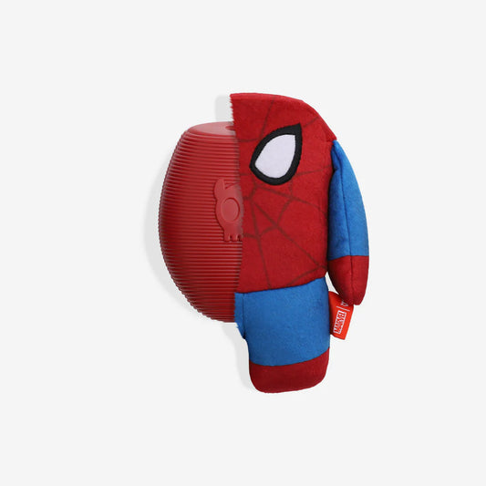Zee.Dog 2-in-1 Plush Squeaky Toy Spiderman - Juguetes para Perros