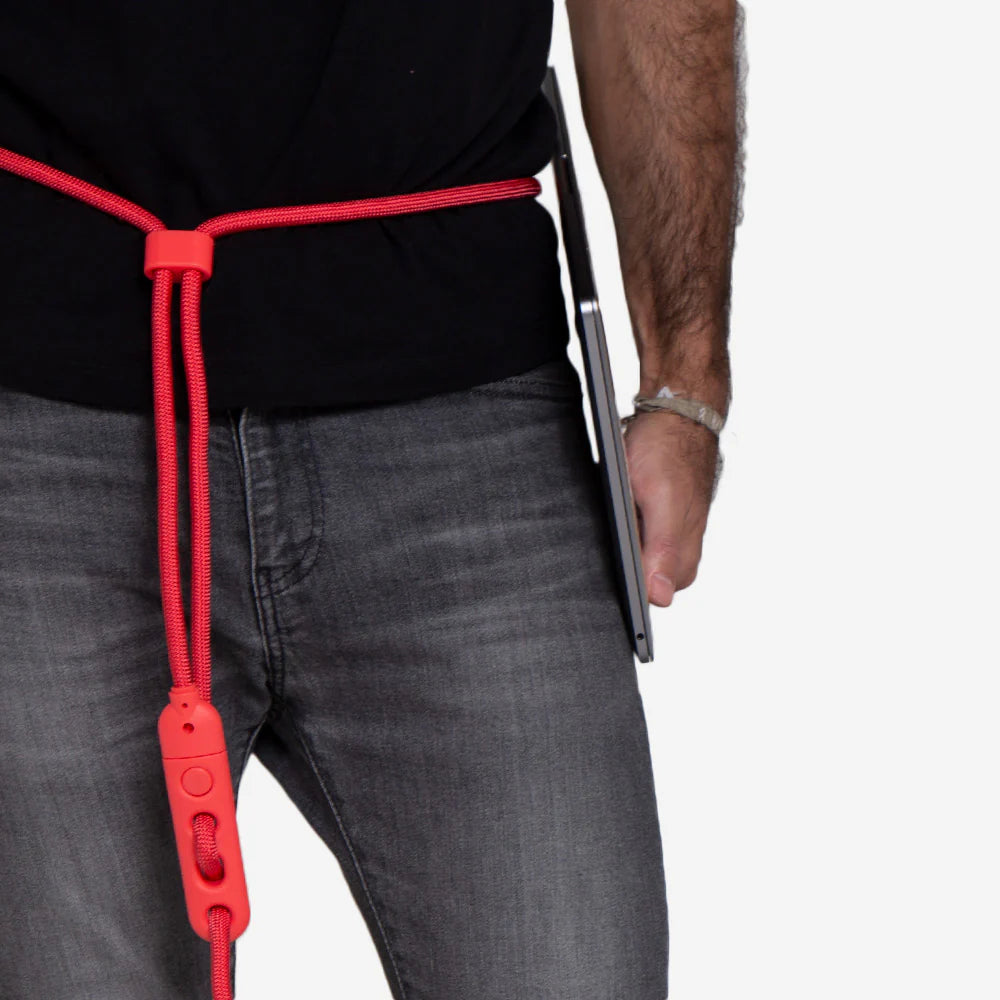 Zee.Dog Hands-Free Leash Neon Coral - Correas para Perros