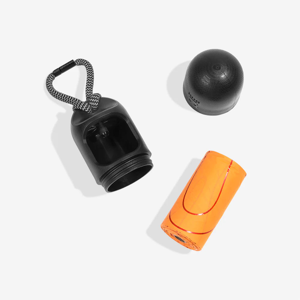 Zee.Dog Poop Bag Dispenser Black - Dispensador de Bolsas para Perro