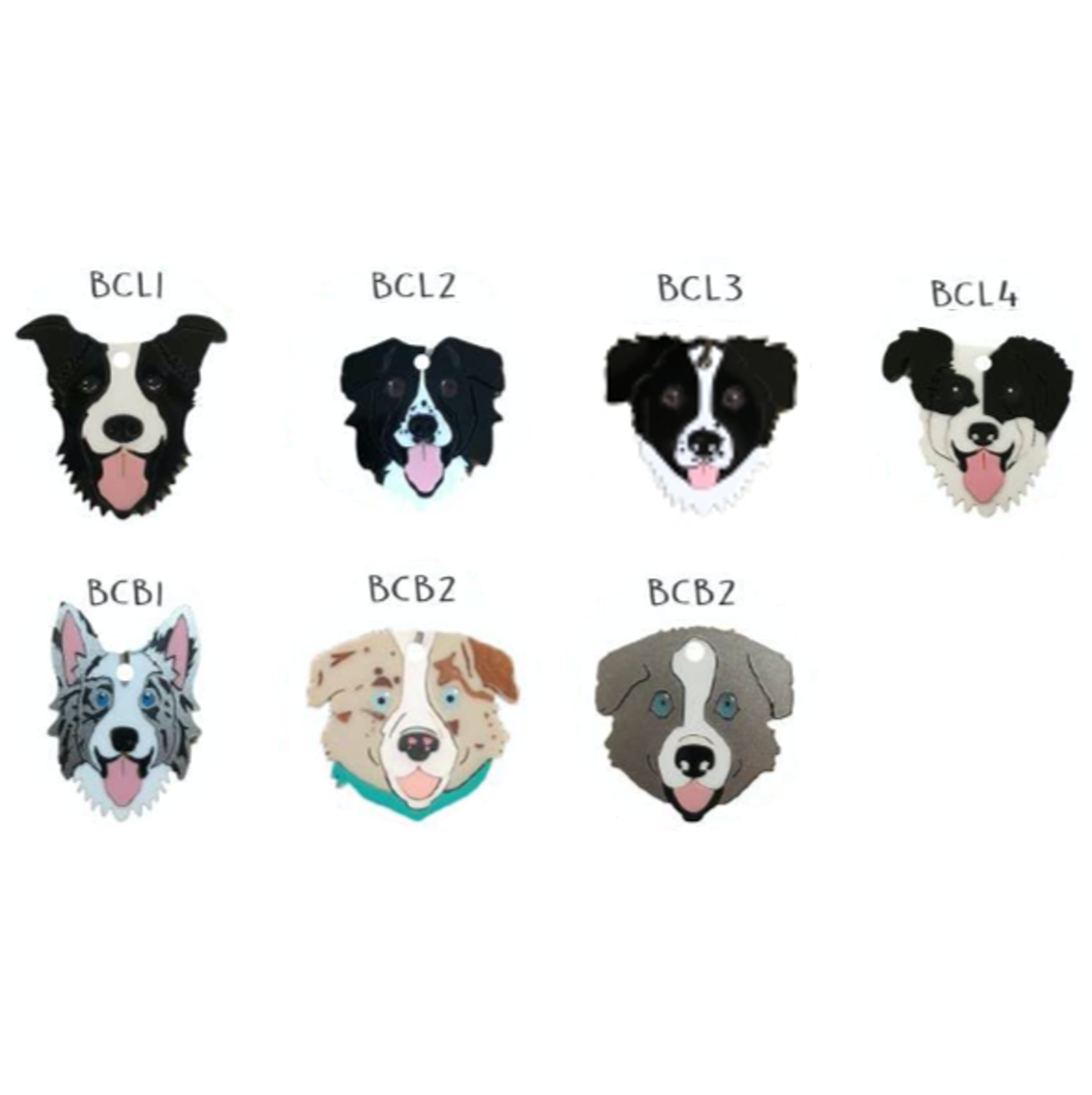 Placa de Identificación Border Collie - Placas de Identificación Perro