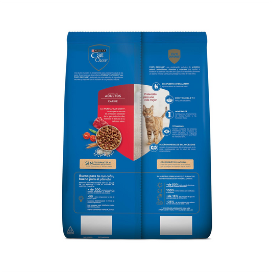 Purina Cat Chow Adultos Carne - Alimento para Gatos