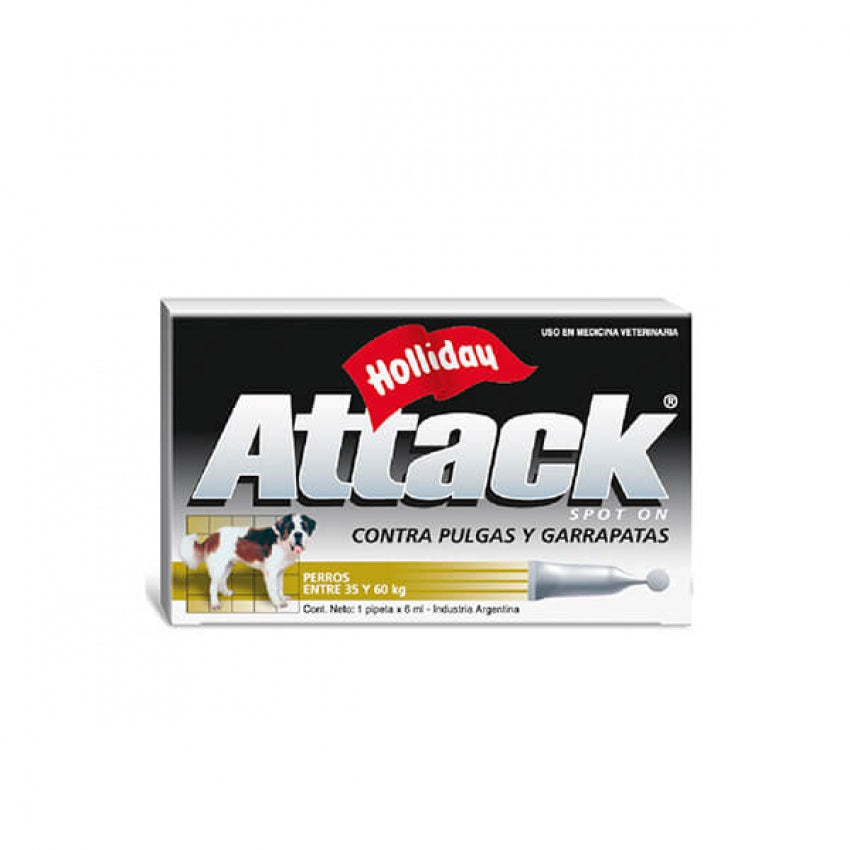 Attack Perro de 35 a 60 Kg - Antipulgas y Garrapatas para Perros a domicilio en Bogotá