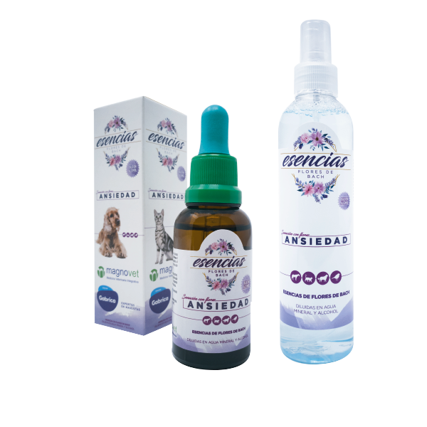 Esencias Florales de Bach Ansiedad para Perros y Gatos