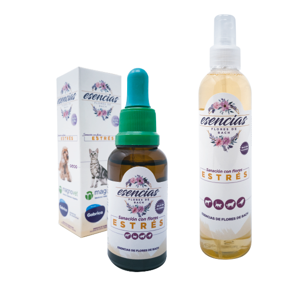 Esencias Florales de Bach Estrés para Perros y Gatos