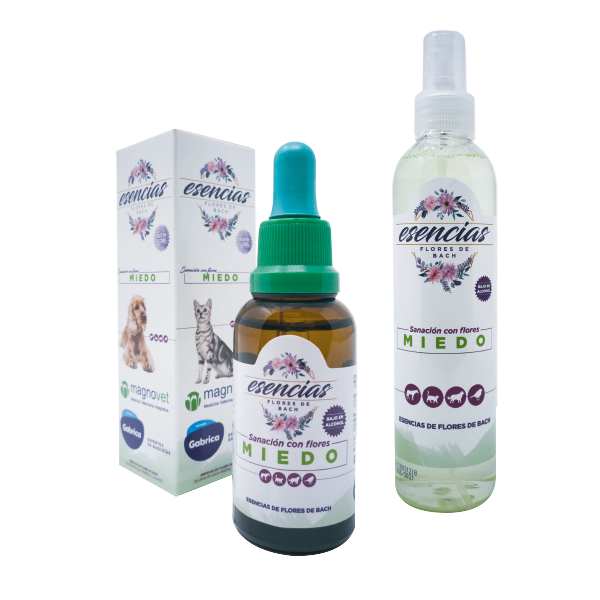Esencias Florales de Bach Miedo para Perros y Gatos