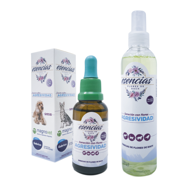 Esencias Florales de Bach Agresividad para Perros y Gatos