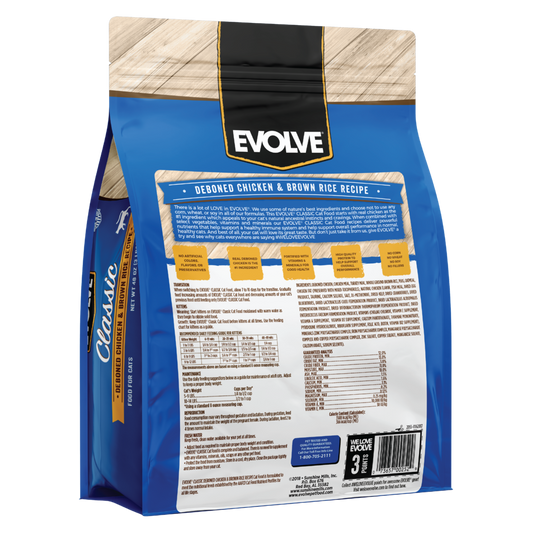 Evolve Gato Classic Pollo - Alimento Holistico para Gatos