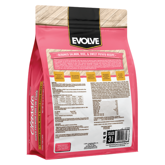 Evolve Gato Classic Salmón - Alimento Holistico para Gatos