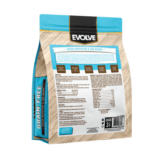 Evolve Grain Free Ocean Whitefish - Alimento Holistico para Gatos