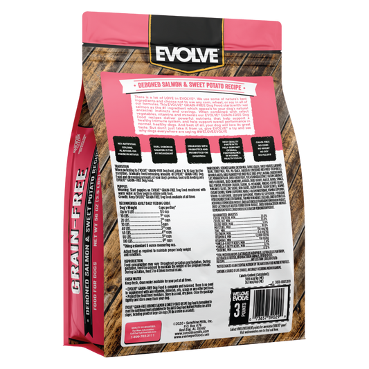 Evolve Grain Free Salmón - Alimento Holistico para Perros