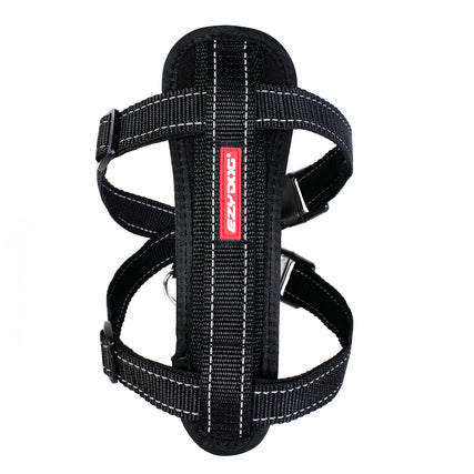 EzyDog Arnés Chest Plate Negro - Arnés para Perros