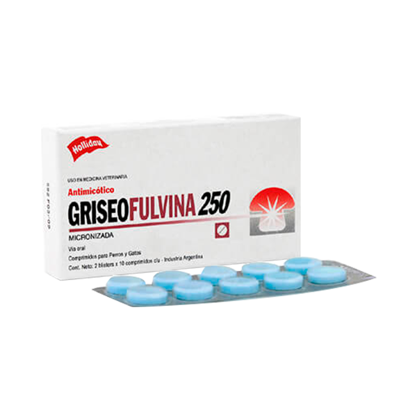 Griseofulvina 250mg - Medicamentos para Perros y Gatos