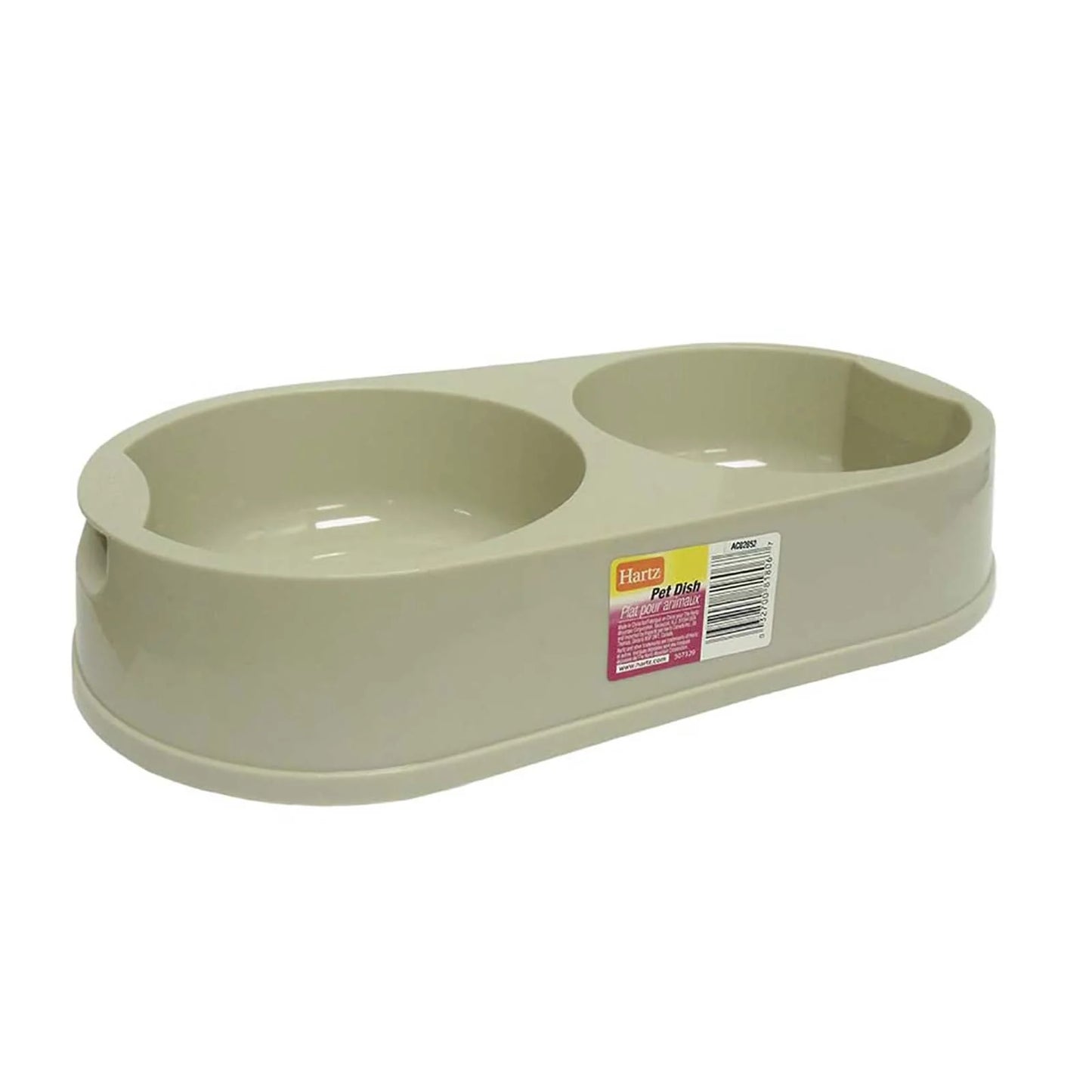 Hartz Comedero Doble Beige - Comederos para Perros