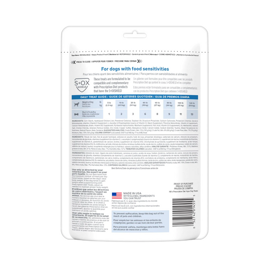 Hill's Prescription Diet Hypo Treats - Galletas y Snacks para Perros