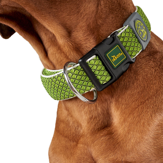 Hunter Collar Hilo Vario Plus Lime L-XL - Collares para Perros