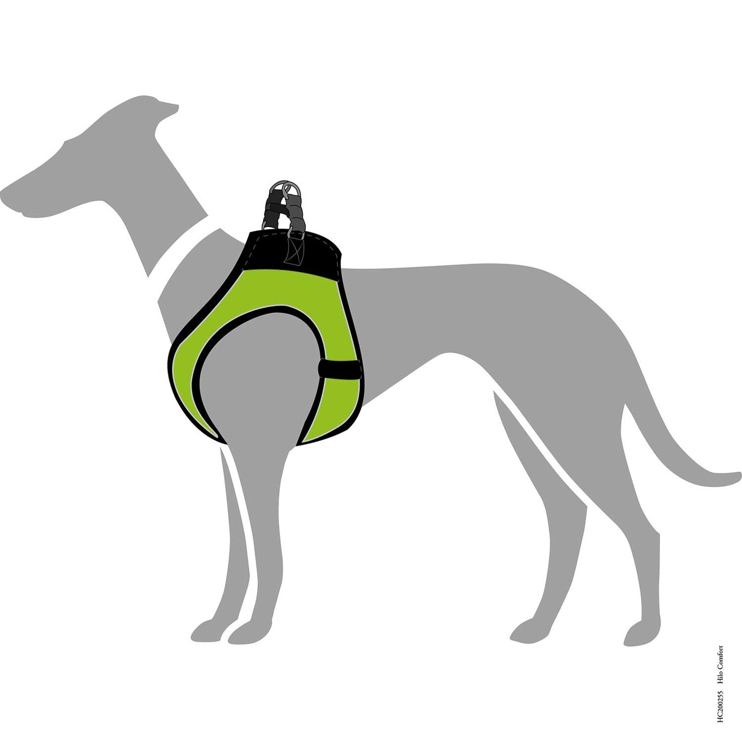 Hunter Harness Hilo Comfort Lime - Arnés para Perros