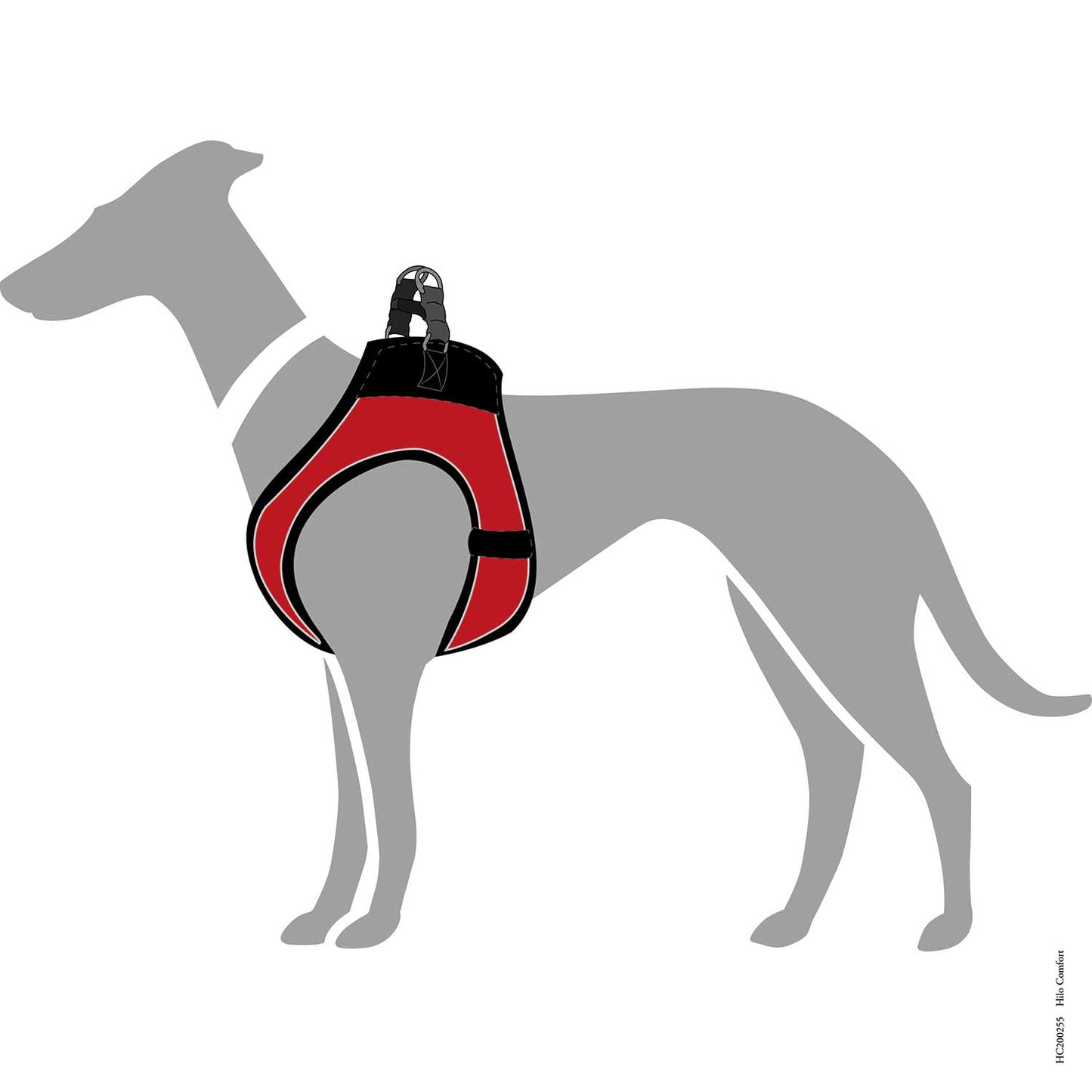 Hunter Harness Hilo Comfort Red - Arnés para Perros