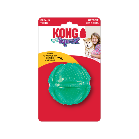 Kong Squeezz Dental Ball Medium - Juguetes para Perros