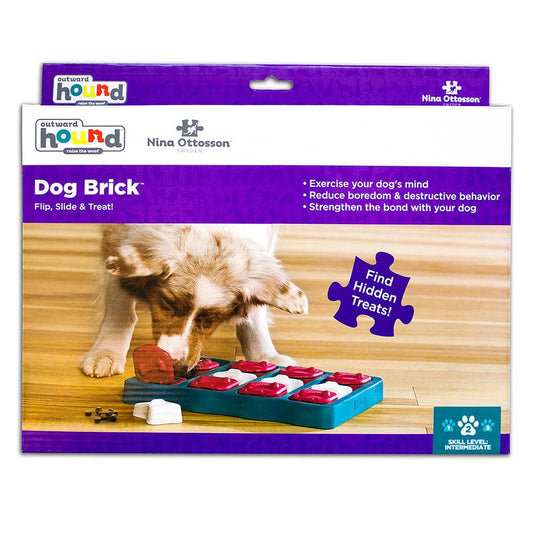 Nina Ottosson Dog Brick Nivel 2 - Juegos de Inteligencia para Perros