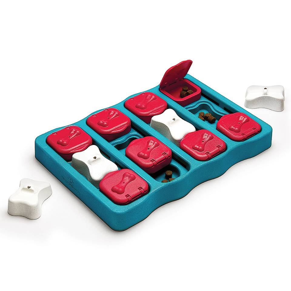 Nina Ottosson Dog Brick Nivel 2 - Juegos de Inteligencia para Perros