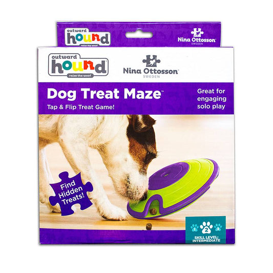 Nina Ottosson Dog Treat Maze Nivel 2 - Juegos de Inteligencia para Perros