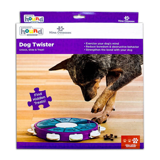 Nina Ottosson Dog Twister Nivel 3 - Juegos de Inteligencia para Gatos