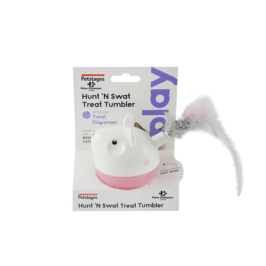 Nina Ottosson Hunt 'N Swat Treat Tumbler Nivel 1 - Juegos de Inteligencia para Gatos