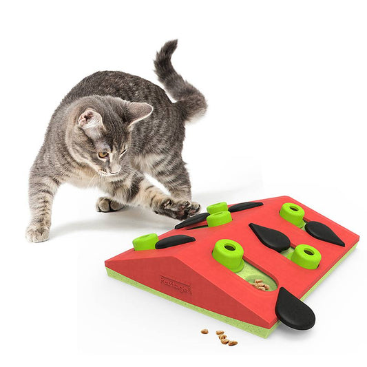 Nina Ottosson Melon Madness Puzzle and Play Nivel 2 - Juegos de Inteligencia para Gatos