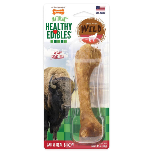 Nylabone Healthy Edibles Wild Bison - Snacks para Perros