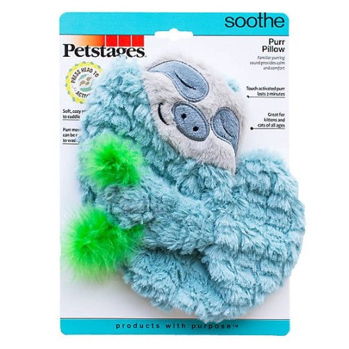 Petstages Purr Pillow Snoozin Sloth - Juguetes para Gatos
