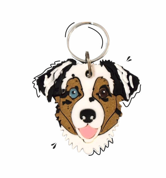 Placa de Identificación Personalizada con la Cara de tu Mascota - Placas de Identificación para Perros y Gatos