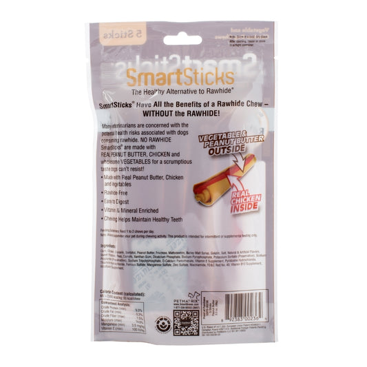 Smartsticks Mantequilla de Maní - Snacks para Perros