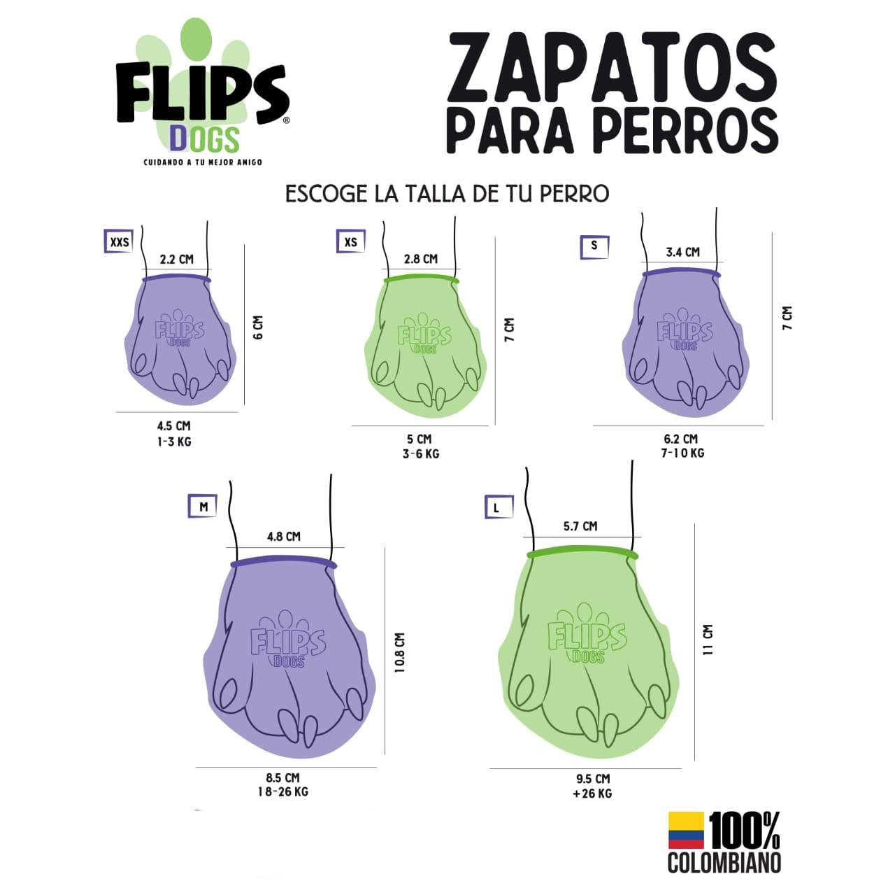 Zapatos Flips - Zapatos para Perros