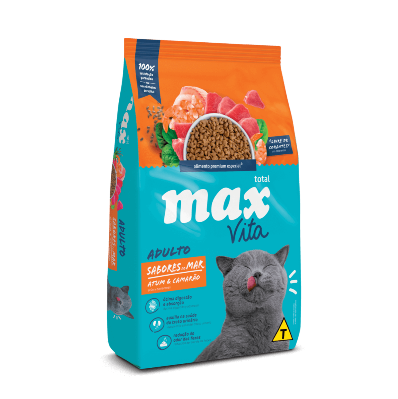 Total Max Vita Gato Adulto Sabores del Mar Atún y Camarón - Comida para Gatos