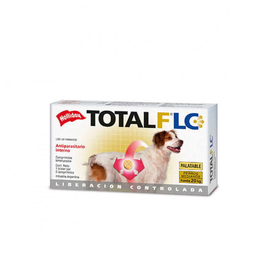 Total FLC Perros Razas Medianas (2 Comprimidos) a domicilio en Bogotá