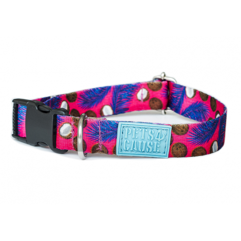 Collar Sport Cocos Fucsia - Collares para Perros y Gatos