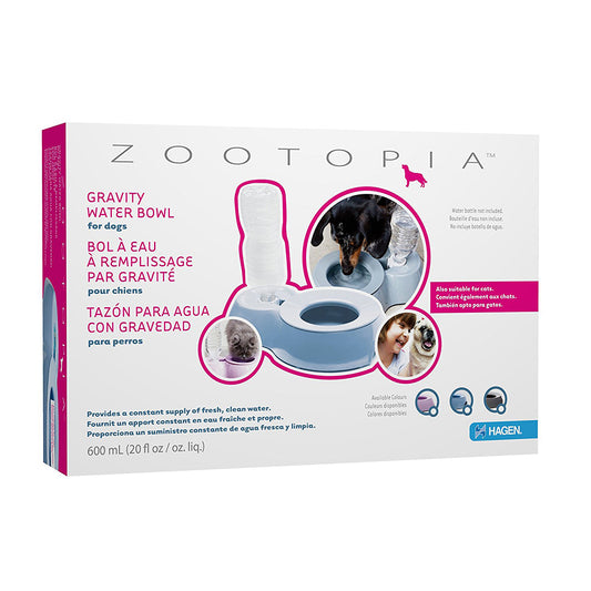 Dispensador de Agua con Gravedad Azul para Perros a domicilio en Bogotá - Petit Paws