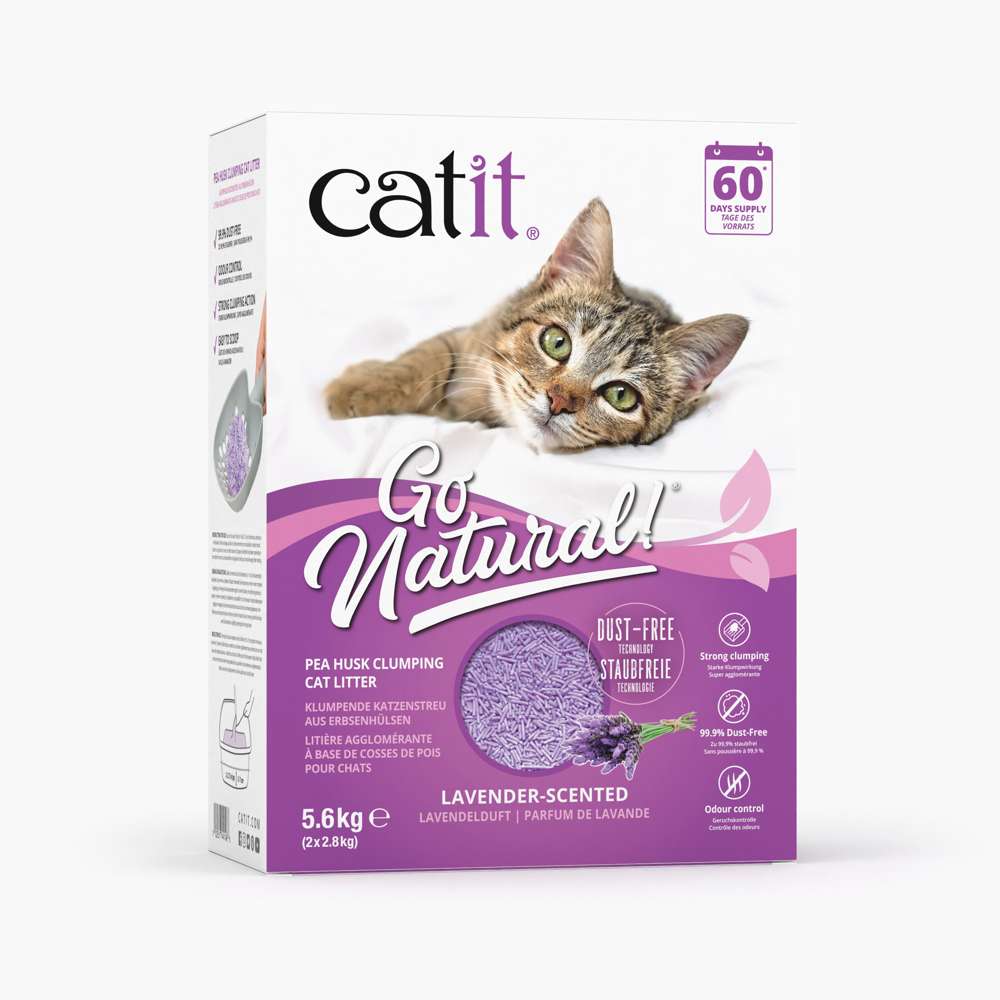 Arena Catit Go Natural Lavanda - Arena para Gatos