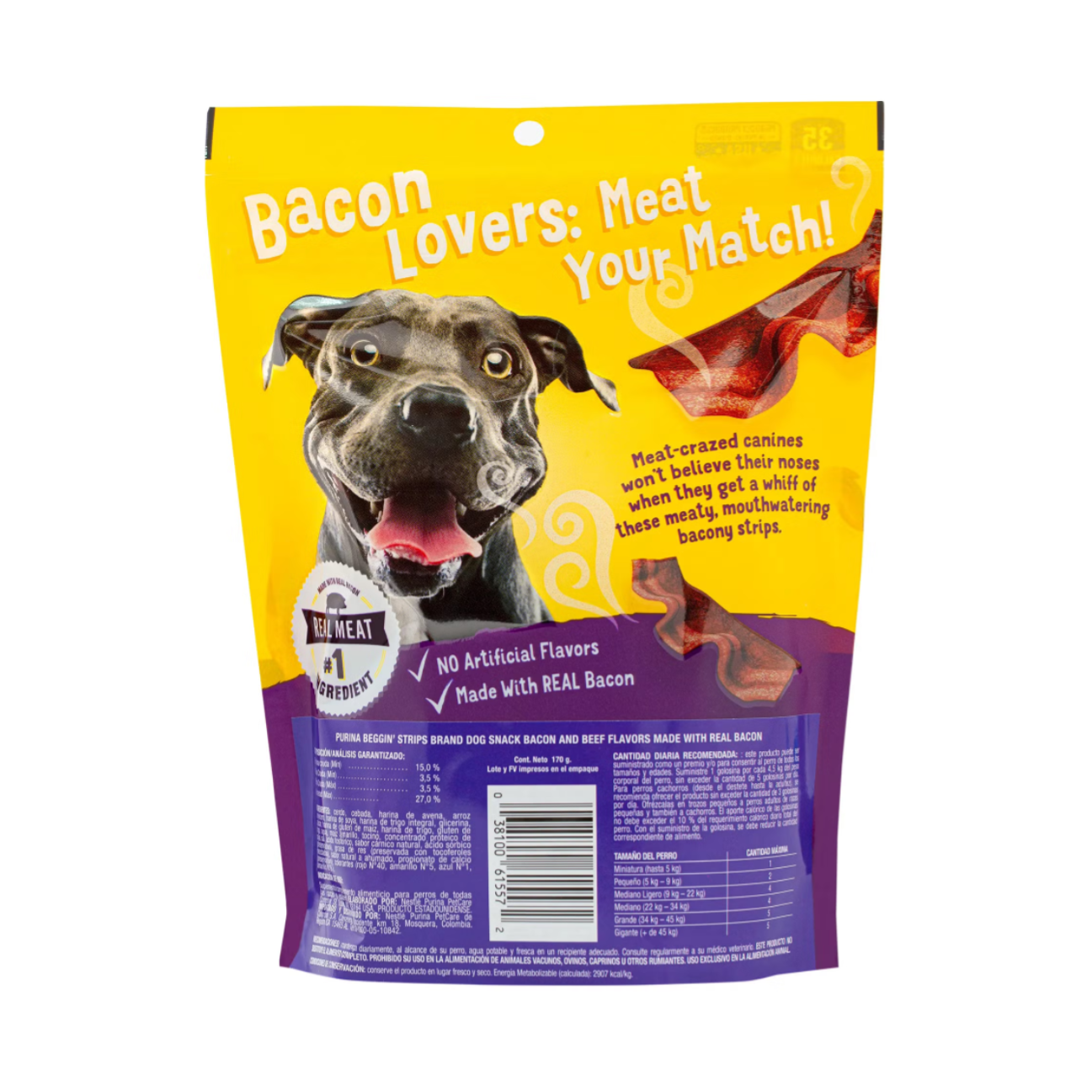 Beggin' Strips Bacon and Beef - Snacks para Perros