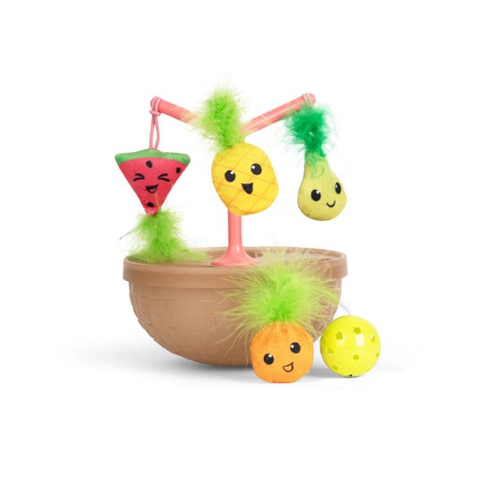 Catstages Hunt N' Wobble Fruit Bowl - Juguetes para Gatos