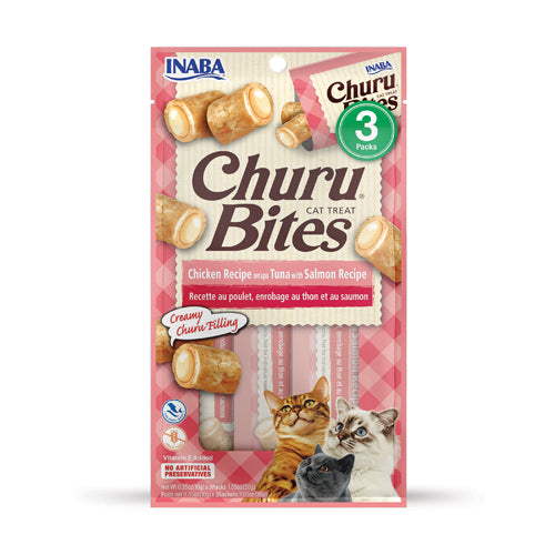 Churu Bites Tuna with Salmon para Gatos - Snacks para Gatos