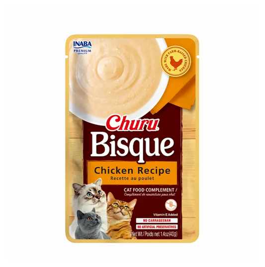 Churu Cat Bisque Chicken Recipe - Alimento Húmedo para Gatos