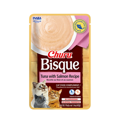 Churu Cat Bisque Tuna with Salmon - Alimento Húmedo para Gatos