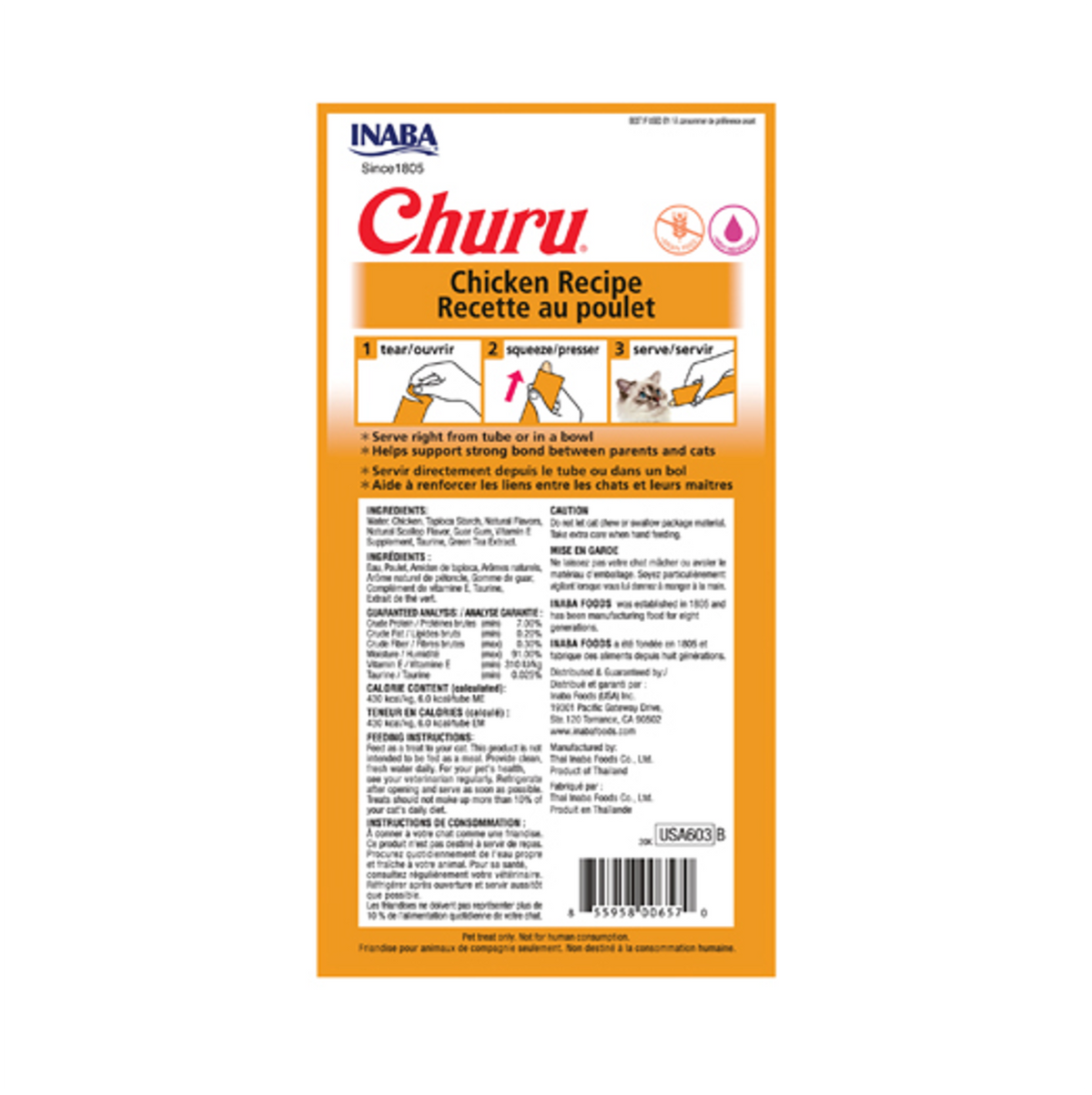 Churu Cat Chicken Recipe - Snacks para Gatos