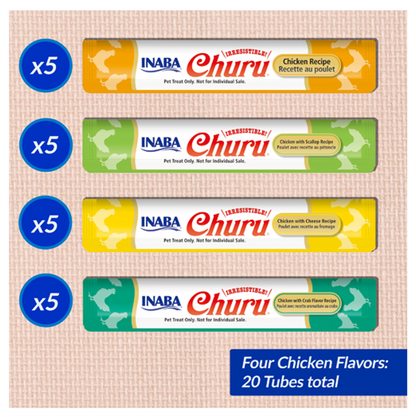 Churu Cat Chicken Variety Box - Snacks para Gatos